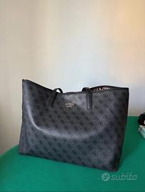 Borsa GUESS nera nuova con mini pochette