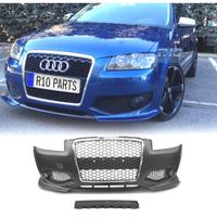 PARAURTI ANTERIORE AUDI A3 8P 04-08 LOOK RS3 CROMA