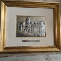 quadro bassorilievo Palermo lamina argento
