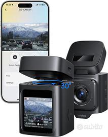 Dashcam Auto Fronte con GPS Galileo WiFi 170° WDR