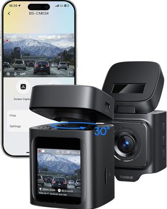 Dashcam Auto Fronte con GPS Galileo WiFi 170° WDR