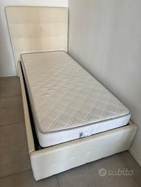 Letto contenitore singolo compreso di materasso
