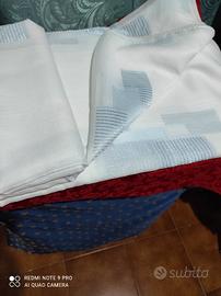 tessuto tenda semi trasparente con figura 