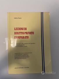 Lezioni di diritto privato comparato.