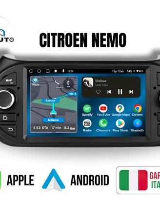 Citroen Nemo Autoradio Android + KIT COMPLETO