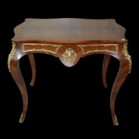 SCRIVANIA INTARSIATA IN NOCE SCRITTOIO MOBILETTO