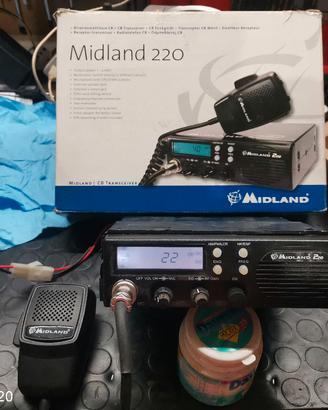 ricetrasmittente cb midland 220