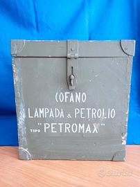  Militaria, Cofano lampada a petrolio PETROMAX 