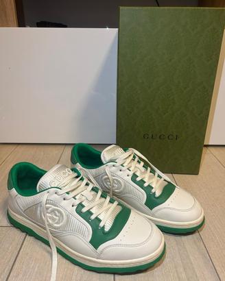 sneaker GUCCI originali bianche e verdi