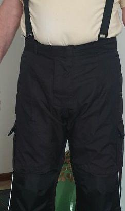 Pantaloni da moto  ''SPARTAN''  con bretelle