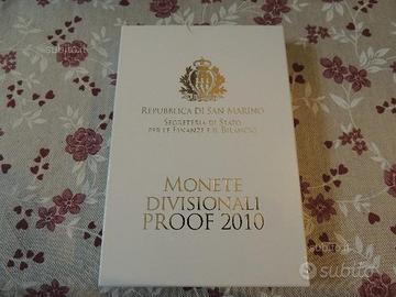 Divisionale Euro San Marino 2010 PROOF 2eur-1cent