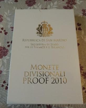 Divisionale Euro San Marino 2010 PROOF 2eur-1cent