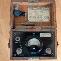 Strumento elettrico prova isolamento vintage