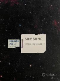 MicroSD 256GB Samsung EVO Plus NUOVA