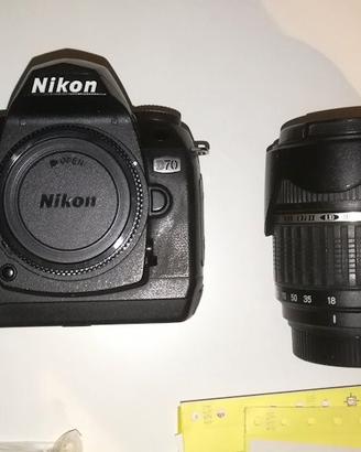 Nikon reflex d70 d70s obiettivo tamron 18 200