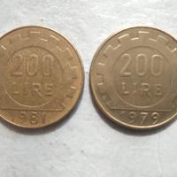 Monete 200 lire 