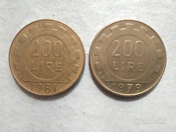 Monete 200 lire 