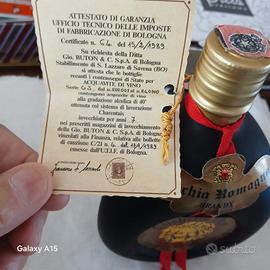 bottiglia vecchia romagna 