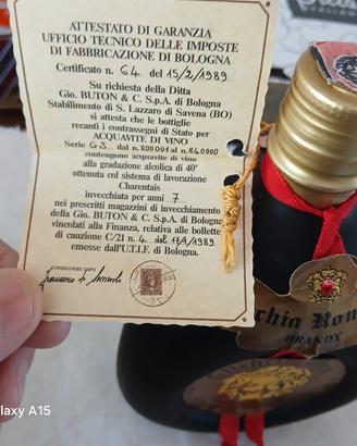 bottiglia vecchia romagna 