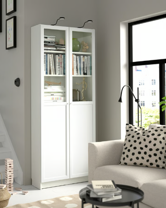 Libreria o credenza Billy a doppia anta