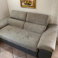 DivanoLetto in ecopelle bicolore
