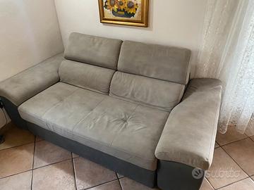 DivanoLetto in ecopelle bicolore