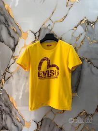 T-shirt evisu gialla taglia L vintage