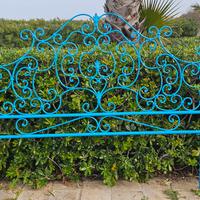 Testiera letto ferro battuto