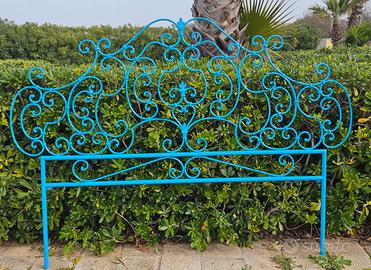 Testiera letto ferro battuto