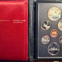 Serie monete CANADA PROOF con argento