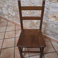 stock Sedie legno massello 