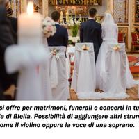 Organista funerale Biella