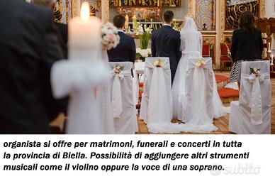 Organista funerale Biella