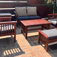 Set da giardino in legno