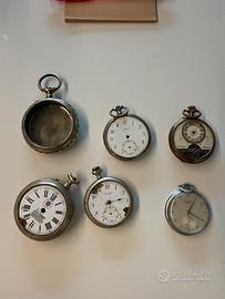 Lotto 6 Orologi da Tasca d'Epoca  Zenith, Hebdomas