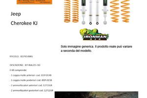 Kit rialzo iron man 4x4 + 5 cm Fuoristrada
