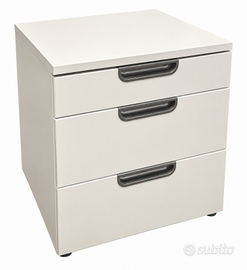 Cassettiera da ufficio IKEA con 3 cassetti