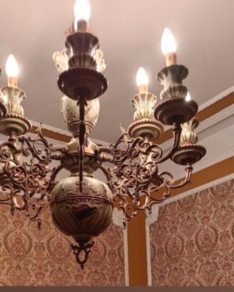 Lampadario in Limoges 12 luci 
