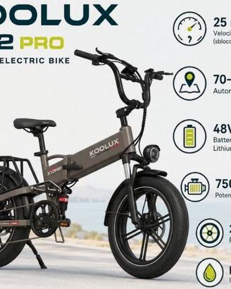 E-BIKE FAT PIEGHEVOLE 250W | AUTONOMIA FINO A 120