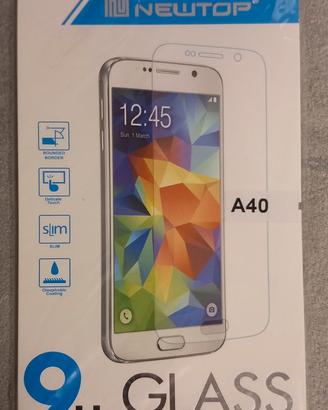 2 vetro temperato Galaxy A40