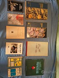 libri mineralogia , rocce e fossili
