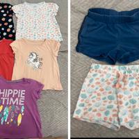 Magliette maniche corte e pantaloncini 98 cm