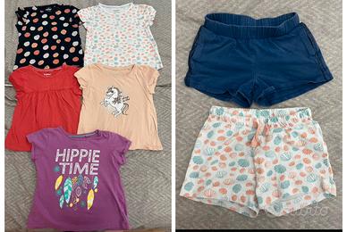 Magliette maniche corte e pantaloncini 98 cm