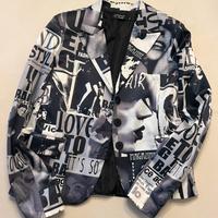 Giacca / Blazer bianco nero da donna Rinascimento