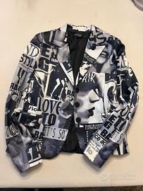 Giacca / Blazer bianco nero da donna Rinascimento