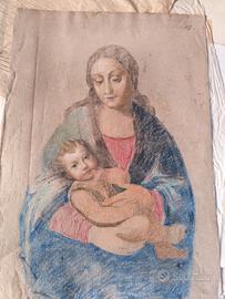 dipinto  acquarello Arnaldo annoni 