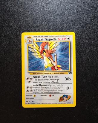 Koga Pidgeotto - Carte Pokemon Set Gym 