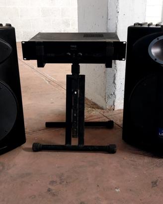 impianto casse LEM 200W  l una più amplificatore 6