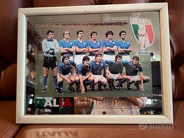 Quadretto con la nazionale italiana ‘82
