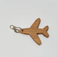 Portachiavi artigianale a forma di aereo, realizza